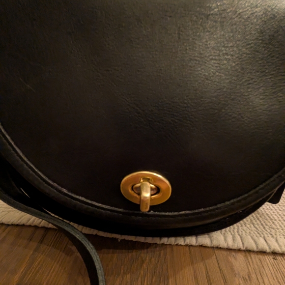 Coach Vintage Watson Crossbody In EUC Y2K Preppy Bag 90's Feel Black - Picture 10 of 16